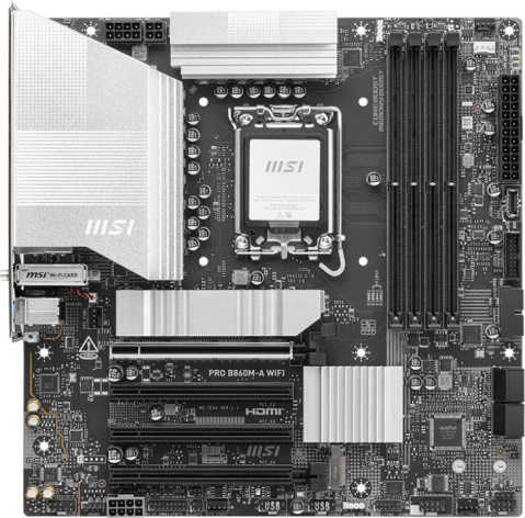 фото Материнская плата mATX MSI PRO B860M-A WIFI в Уфе