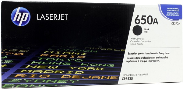 

Картридж HP 650A CE270AC Color LaserJet Enterprise M750 Series/CP5525, 650A