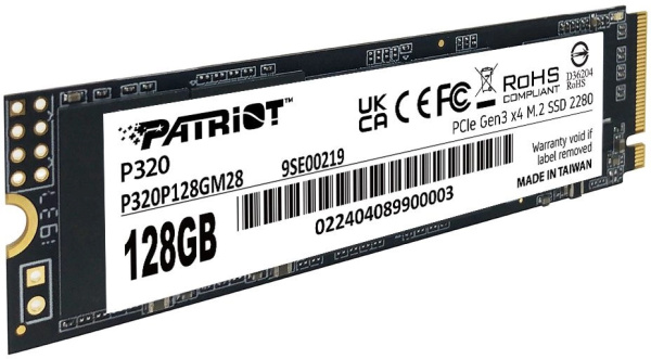 фото Накопитель SSD M.2 2280 Patriot Memory P320 в Омске 128 ГБ