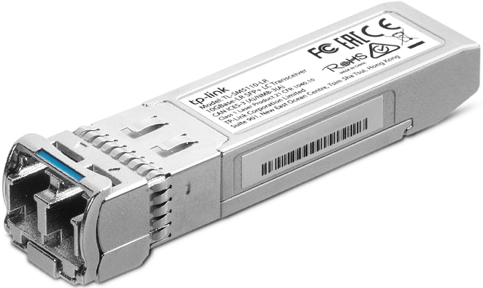 

Трансивер TP-LINK TL-SM5110-LR 10GBase-LR SFP+ LC одномодовый 1310 нм, дуплексный разъём LC, дальность до 10 км, TL-SM5110-LR