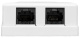фото Розетка компьютерная настенная EKF TRC-WBOX-2RJ45-5EUTP-WH в Уфе