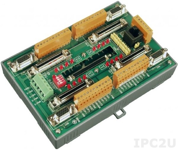 

Плата ICP DAS DN-8468PB CR Daughter board (wiring terminal board) for Panasonic motor driver, Din-Rail mountable, DN-8468PB CR