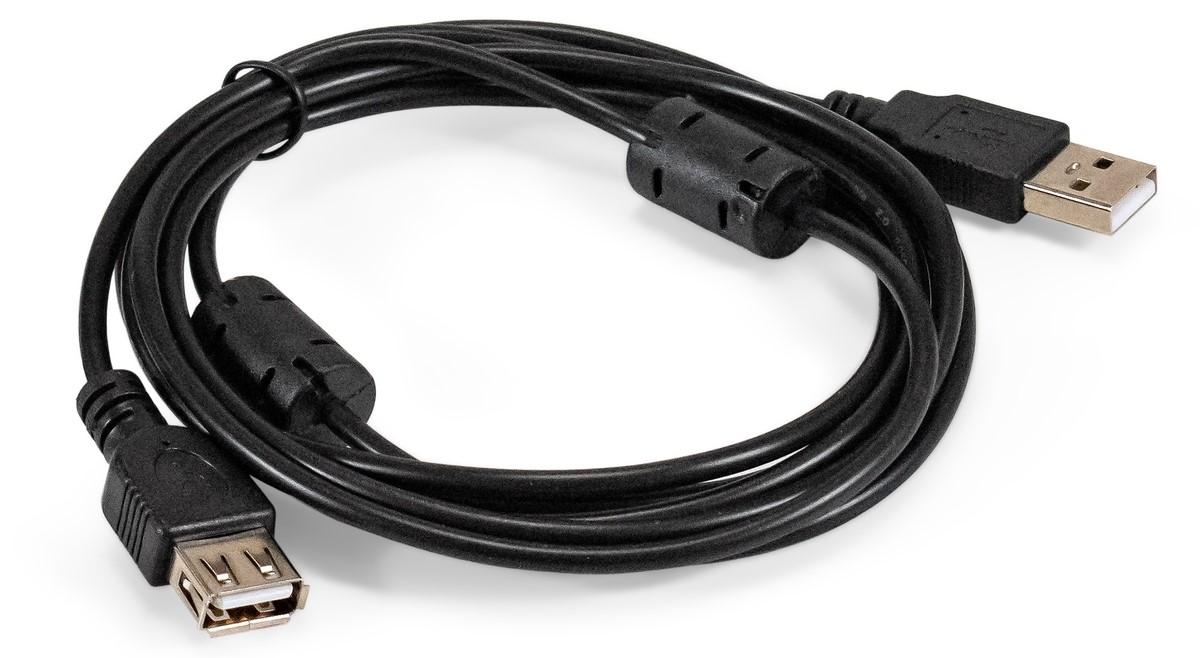 

Удлинитель USB 2.0 Exegate EX-CCF-USB2-AMAF-2.0F EX294762RUS Am/Af, позолоченные контакты, ферритовые кольца, 2м, EX-CCF-USB2-AMAF-2.0F