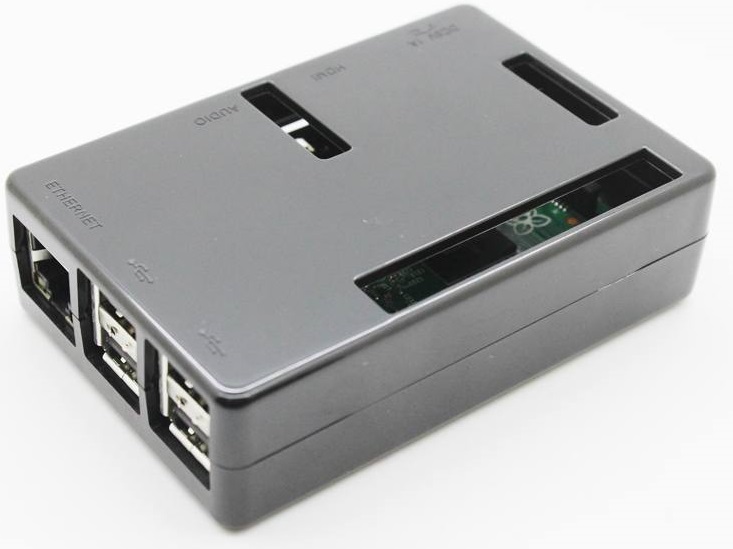 

Корпус HKSHAN Case for Raspberry Pi Model B+ 2, 3 [Black] для микрокомпьютеров, ABS пластик черный, Case for Raspberry Pi Model B+ 2, 3 [Black]