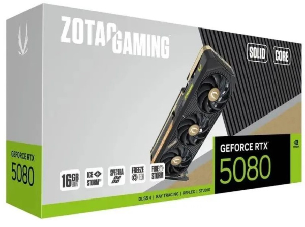 фото Видеокарта Zotac GeForce RTX 5080 SOLID CORE (ZT-B50800D2-10P) в Перми
