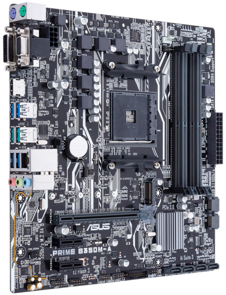 фото Материнская плата mATX ASUS PRIME B350M-A