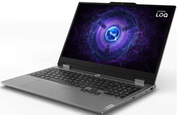 фото Ноутбук Lenovo LOQ 15IRX9 15.6" (Intel Core i7, 16Гб DDR5, SSD 512 Гб, GeForce RTX 3050, Windows 11 Профессиональная) Серый [83DV0072PS_Win11Pro]