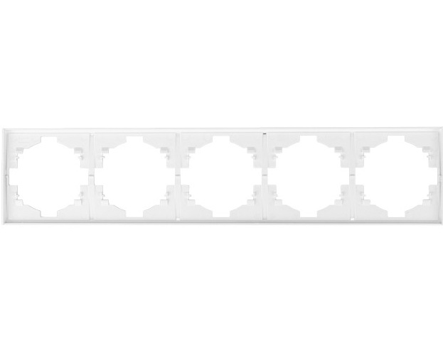 

Рамка пятерная KRANZ KR-78-0755-4 MIELE STRONG жемчуг, KR-78-0755-4