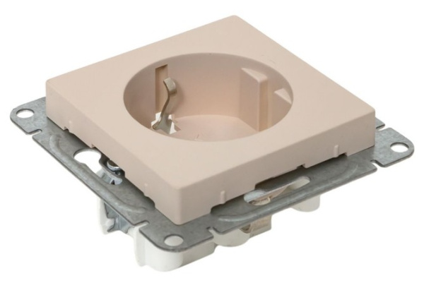 фото Розетка с заземлением  EKF UP1-SOI-110