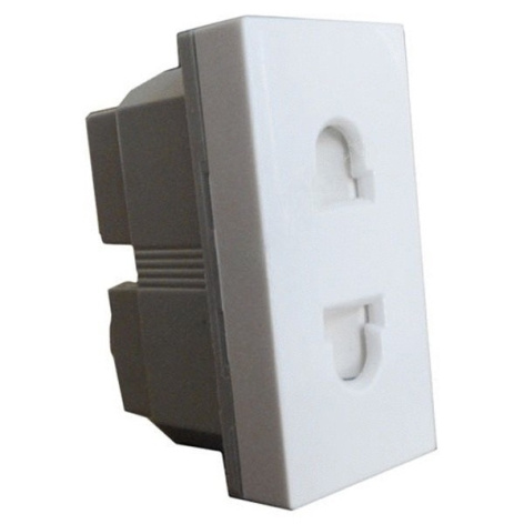 Изображение товара Розетка модульная Ecoplast LK45 851804 для стен и кабель-каналов