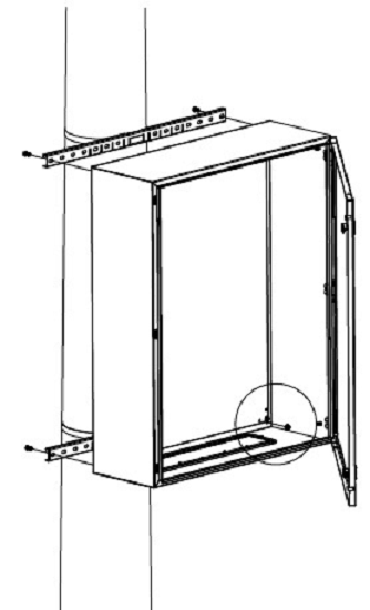

Комплект крепления на столб DKC R5FB400 для шкафов CE/ST (ширина шкафа - 400 мм), "RAM Block", R5FB400