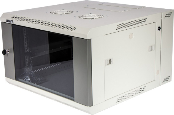 фото Шкаф настенный 19", 22U TWT TWT-CBW3G-22U-6x6-GY в Челябинске