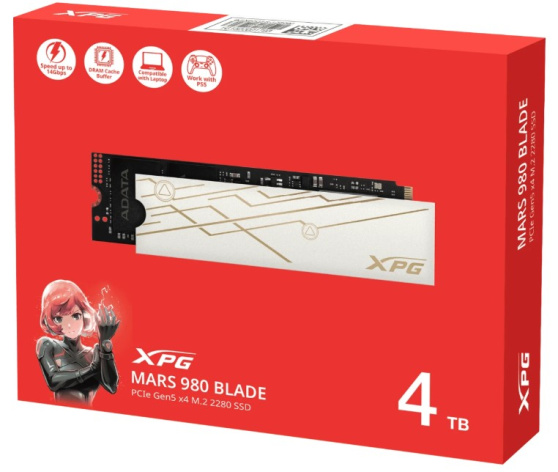 фото Накопитель SSD M.2 2280 ADATA XPG MARS 980 BLADE в Омске 4000 ГБ