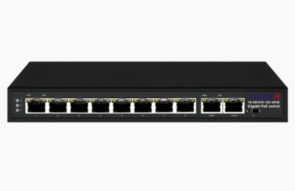 фото Коммутатор неуправляемый TRASSIR TR-NS1410-120-8POE в Волгограде