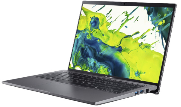 фото Ноутбук  Acer AG14-71M-59G4 в Красноярске 14 ", Core Ultra 5, 16 Гб RAM, 512 Гб SSD, Arc graphics, Серый