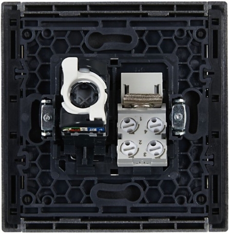 фото Розетка компьютерная+телефонная IEK FP-KT20-O-1-K46 в Казани