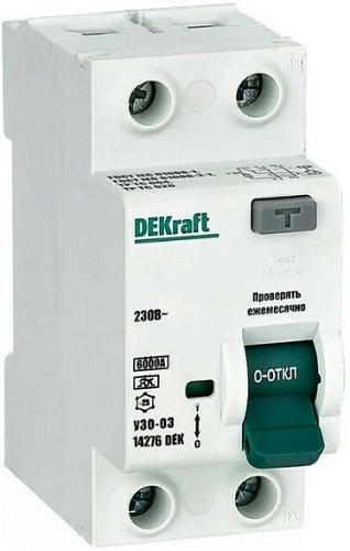 фото УЗО  DEKraft 14206DEK в Уфе