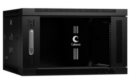 фото Шкаф настенный 19", 6U Cabeus SH-05F-6U60/60-BK в Перми