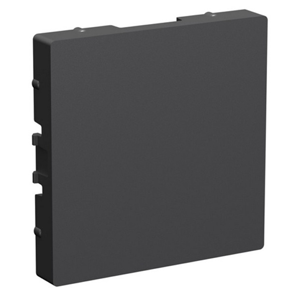 

Заглушка Systeme Electric ATN001409 AtlasDesign без суппорта для многопостовых рамок, Базальт, ATN001409