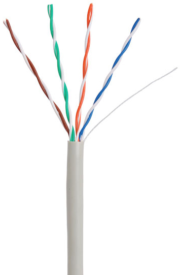 

Кабель витая пара U/UTP 5e кат. 4 пары Netlan CCA-UU004-5E-PVC-GY 24AWG(0.50 мм), омедненный алюминий (CCA), одножильный (solid), внутренний, PVC, нг(, CCA-UU004-5E-PVC-GY