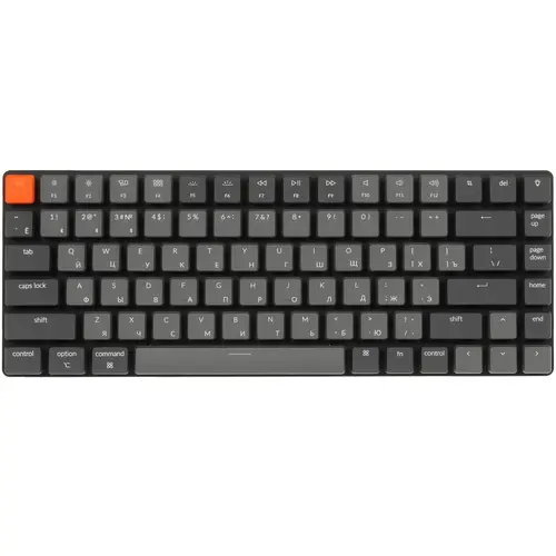 

Клавиатура Wireless Keychron K3 K3-D1 механическая ультратонкая, 84 клавиши, White LED подсветка, Red Switch, K3