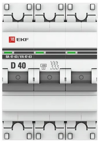 фото Автоматический выключатель  EKF mcb4763-4-40D-pro в Челябинске