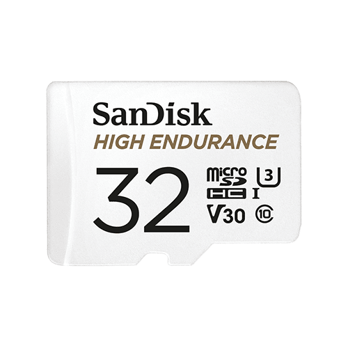 

Карта памяти 32GB SanDisk SDSQQNR-032G-GN6IA microSDHC Class 10 UHS-I U3 V30 High Endurance Video Monitoring Card, SDSQQNR-032G-GN6IA