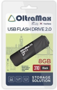 фото Накопитель USB 2.0 OltraMax OM-8GB-310-Black
