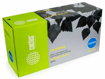 

Картридж Cactus CS-CE342A желтый для HP Color LaserJet M775 (16000стр.), CS-CE342A