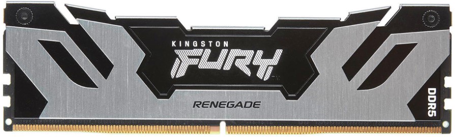 

Модуль памяти DDR5 48GB Kingston FURY KF564C32RS-48 Renegade Silver/Black XMP PC5-51200 6400MHz CL32 2RX8 1.4V 24Gbit, KF564C32RS-48