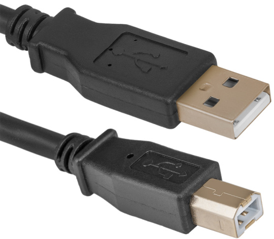 фото Кабель интерфейсный USB 2.0 Defender AM/BM в Челябинске