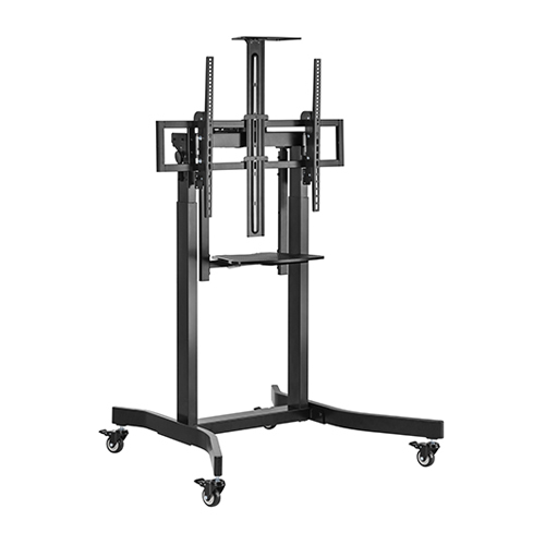 

Стойка мобильная Wize MH100E для панелей 55"-100", до 120кг, max VESA 800x600 см, высота 110-160см, наклон +5°/-10°, RF пульт, серебряная, MH100E