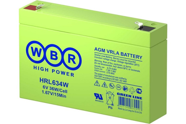 фото Аккумулятор  WBR HRL634W в Уфе