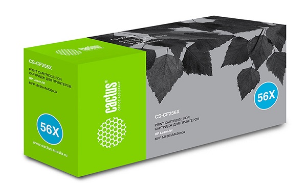 

Картридж Cactus CS-CF256X черный (13700стр.) для HP LJ MFP M436n/M436nda, CS-CF256X