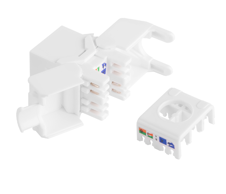 

Модуль NIKOMAX NMC-KJUD2-LS-WT вставка типа KeyStone для LED панелей, Кат.5e, RJ45/8P8C, FT-TOOL/110/KRONE, T568A/B, неэкранированный, белый, NMC-KJUD2-LS-WT