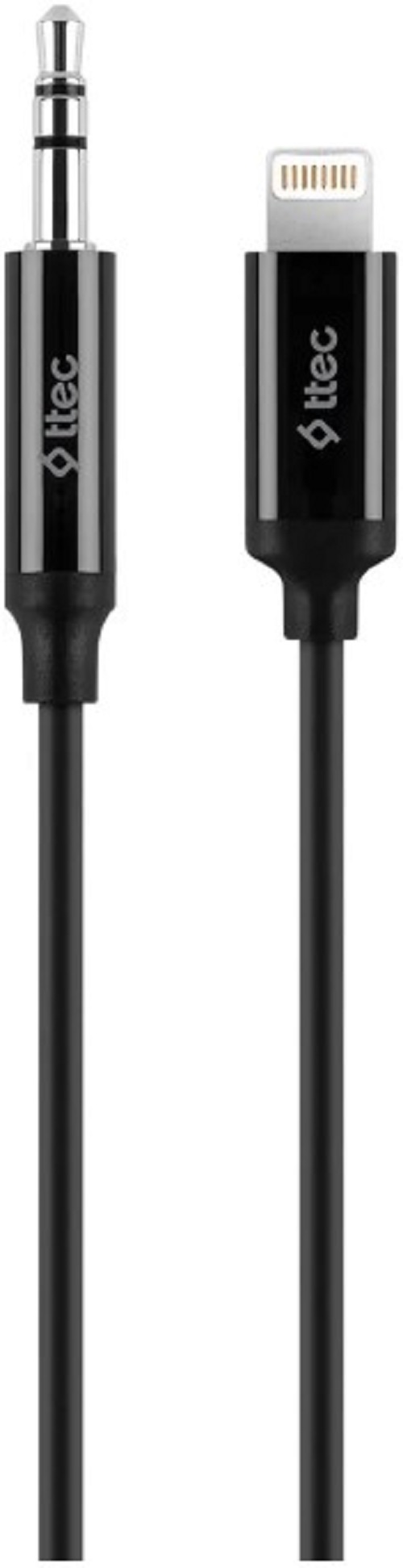 

Кабель интерфейсный TTEC 2DK42S 3.5mm Aux - Lightning Sterio Premium Aux. Длина: 1м. Цвет: черный, 2DK42S