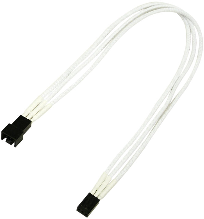 

Удлинитель Nanoxia NX3PV3EW 3-pin, 30см, индивидуальная оплетка, белый, NX3PV3EW