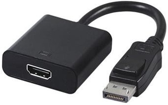 

Переходник Gembird DisplayPort - HDMI 20M/19F, пакет, DisplayPort - HDMI