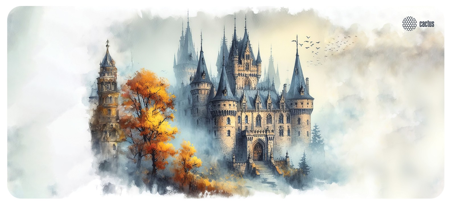

Коврик для мыши Cactus CS-MP-PRO13XXL Castle 900x400x3мм, CS-MP-PRO13XXL
