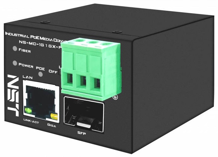 

Медиаконвертер промышленный NST NS-MC-1G1Gx-P/IS компактный Ultra PoE медиаконвертер Gigabit Ethernet, SFP 1000Мбит/c., NS-MC-1G1Gx-P/IS