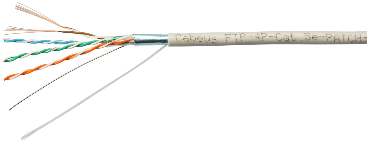 

Кабель витая пара F/UTP 5e кат. 4 пары Cabeus FTP-4P-Cat.5e-PATCH-GY 26AWG(7x0.16 мм), медь, многожильный (stranded), внутренний, PVC, серый, уп/305м, FTP-4P-Cat.5e-PATCH-GY