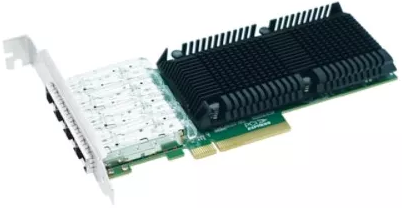 

Сетевой адаптер LR-LINK LRES1027PF-4SFP28 HH/HL x8, 4*25G Base SFP28, LRES1027PF-4SFP28