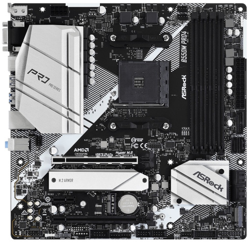 фото Материнская плата mATX ASRock B550M PRO4