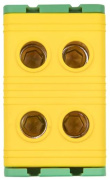 фото Клемма EKF plc-kvs2-16-50-y-green