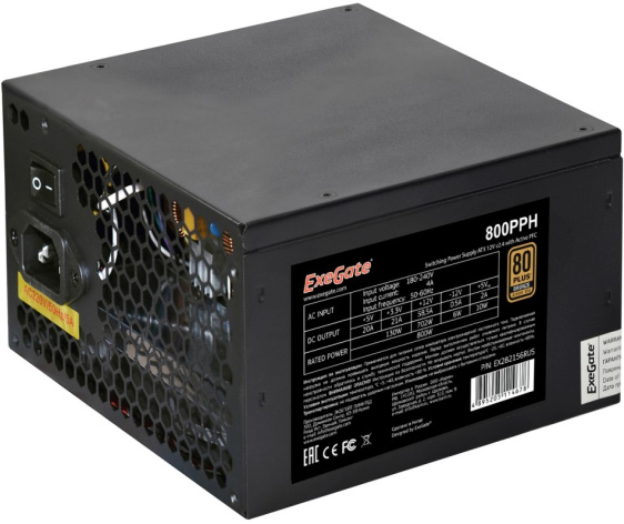 фото Блок питания ATX Exegate EX282156RUS-OEM-S в Уфе