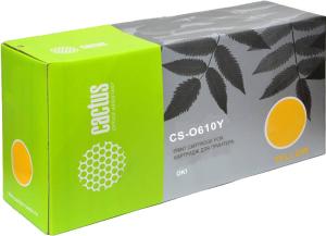 

Картридж Cactus CS-O610Y желтый для Oki C610 series (6000стр.), CS-O610Y
