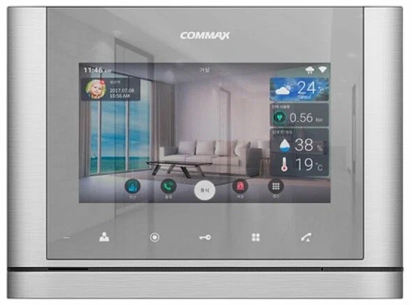 

Видеодомофон COMMAX CIOT-700ML D-SIL IP, цвет Темно-Серебристый, CIOT-700ML D-SIL