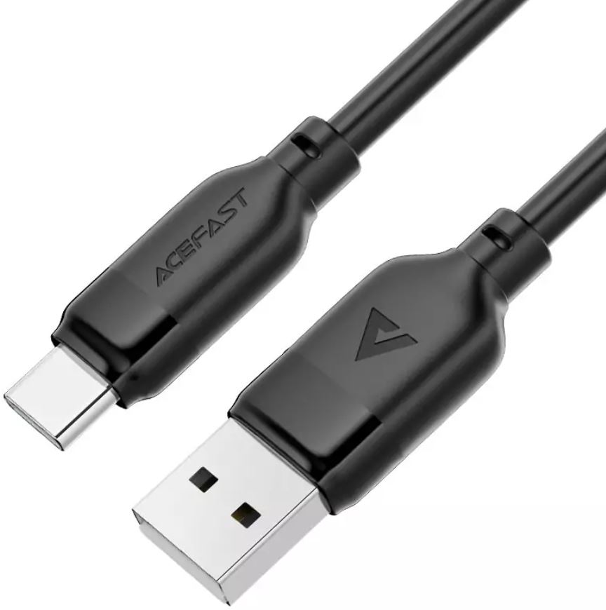 

Кабель ACEFAST C16-04 для зарядки и передачи данных USB-A To USB-C Tpe Charging Data Cable. Цвет: черный, C16-04