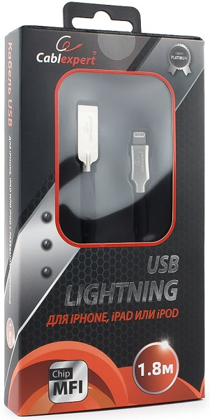 фото Кабель интерфейсный USB 2.0 Cablexpert CC-P-APUSB02Bk-1.8M в Уфе