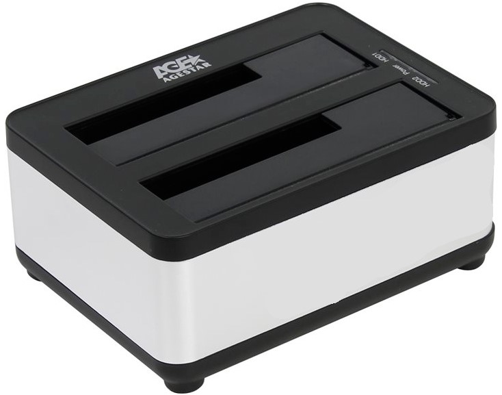 

Док-станция AgeStar 3UBT8 (SILVER) USB 3.0, 2x2,5"/3,5" SATAIII, серебристый, 3UBT8 (SILVER)